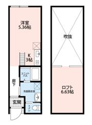 FLOW下郡の間取り画像