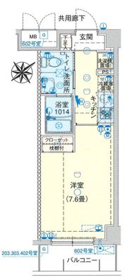 バージュアル浦和イーストの間取り画像