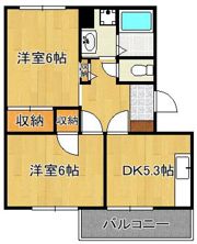 エルディム山本の間取り画像