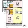 フルールの間取り画像