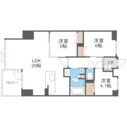 S-RESIDENCE谷町六丁目aloの間取り画像