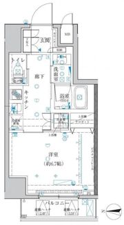 クレイシア両国レジェールの間取り画像