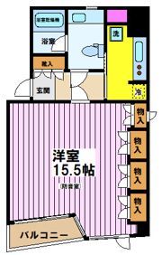 つつじヶ丘アーベントの間取り画像