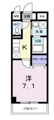 AQUA GARDEN 今戸の間取り画像