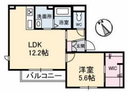 シャーメゾン八幡東の間取り画像
