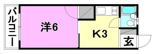 コテージ桜館の間取り画像