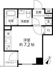 マーレ横浜白金の間取り画像
