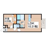 アスコット若林の間取り画像