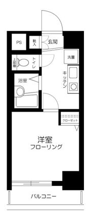 スカイコート高田馬場第五の間取り画像
