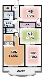 ベルドミールの間取り画像