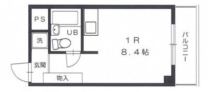 小松コーポ御幸の間取り画像