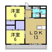 グランディ花綵の間取り画像