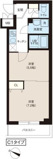 レオーネ志村坂上の間取り画像