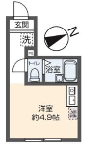 グローリア北千住の間取り画像