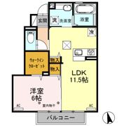 メゾン・ド・ジュリアン Bの間取り画像