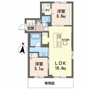 レーベンエイトⅡの間取り画像