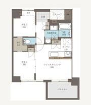 セントラルガーデンの間取り画像