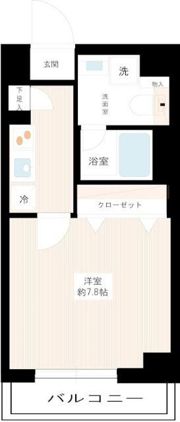 AZEST矢口渡の間取り画像
