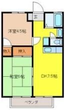 コーポ遊園の間取り画像