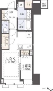 Brillia Tower堂島の間取り画像