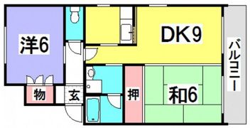 Casa井口Cの間取り画像