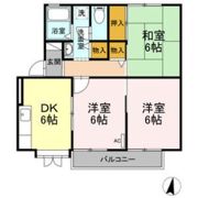 グランドゥール B棟の間取り画像