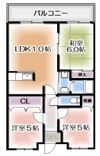 セレコート住道の間取り画像