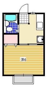 コーポ竹内Bの間取り画像