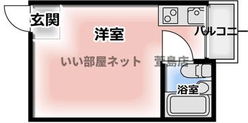 コスモス住道の間取り画像