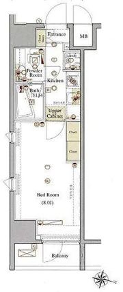 ヴォーガコルテ板橋本町アジールコートの間取り画像