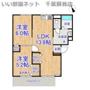 ファーストターフ鎌取 Cの間取り画像