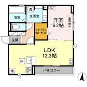 D-Hills上浅田Ⅱの間取り画像