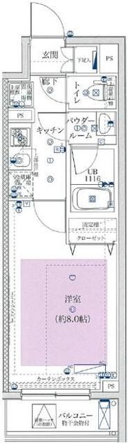 ユリカロゼ西新井の間取り画像