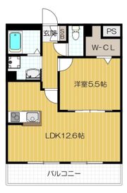 エヴァーホワイトの間取り画像