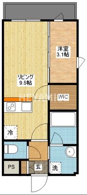 ヴィオラ矢上弐番館の間取り画像