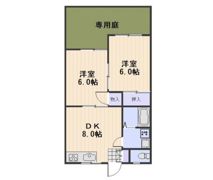 ホワイトメゾン板野の間取り画像