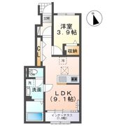 西五城新築アパートの間取り画像