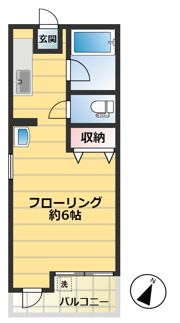アルカサル中央の間取り画像