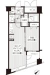 コスモリード新宿余丁町の間取り画像