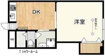 公園造住マンションの間取り画像