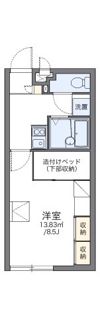 レオパレスTIIDAの間取り画像