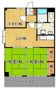 クレベール千防の間取り画像
