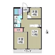 赤芝ハイツの間取り画像