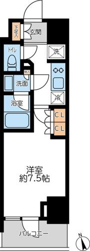 プライマル浅草言問通の間取り画像