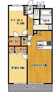 ラフィネS国分寺の間取り画像