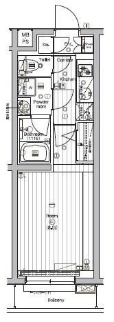 PREMIUM CUBE G 三軒茶屋の間取り画像