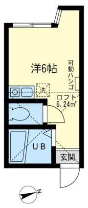 ユナイト新町アーウィンローズの間取り画像