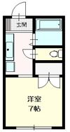 アジュールの間取り画像