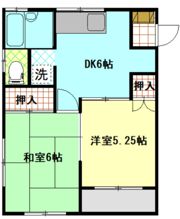 コーポフジの間取り画像