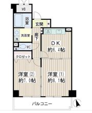 ガルファーサ新横浜の間取り画像